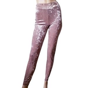 Coco Avante Light Brown Mocha Velvet Joggers